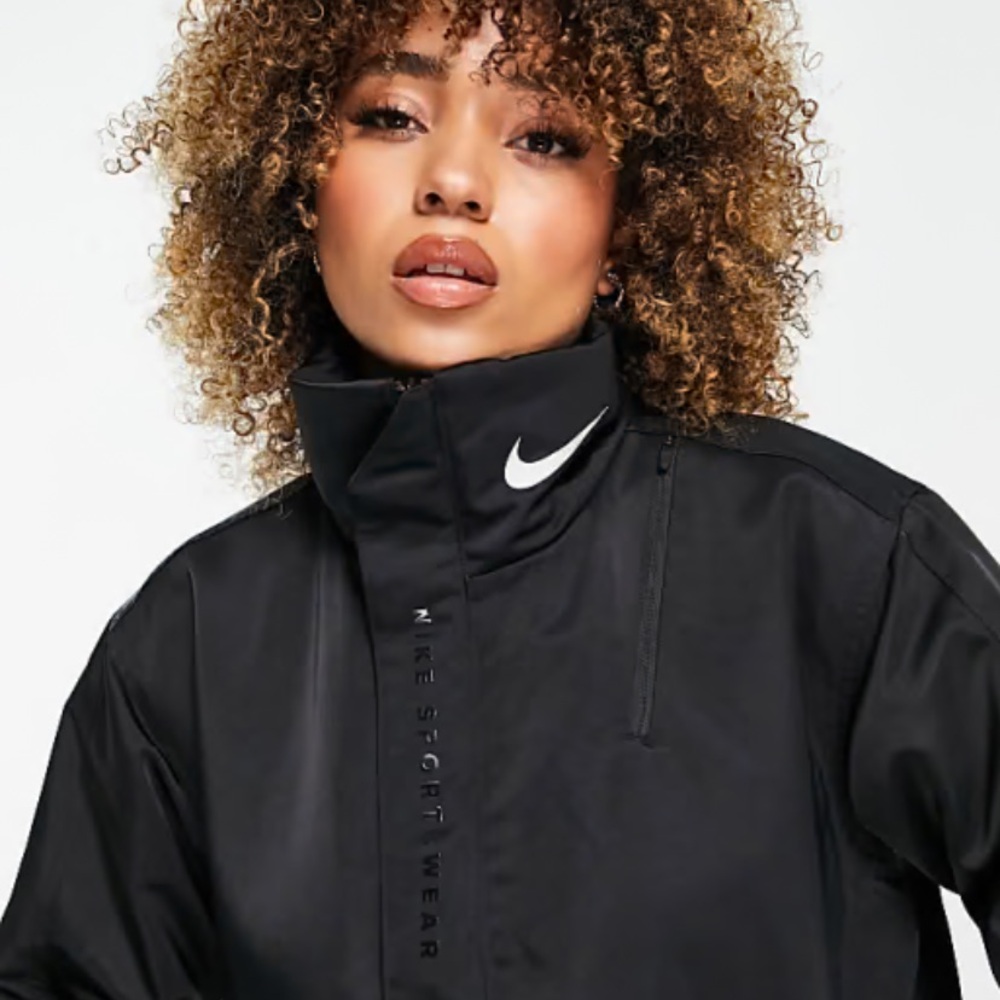Nike Sportswear Jacket Thermore Black Insulated Loose Fit Ecodown Active Coat